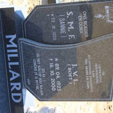 MILLARD J.V.L. 1925-2000 &amp; S.M.F. 1929-