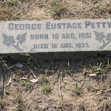 PETTY George Eustace 1851-1935
