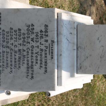 MEMORIAL 2nd BATT. KING’S ROYAL RIFLES