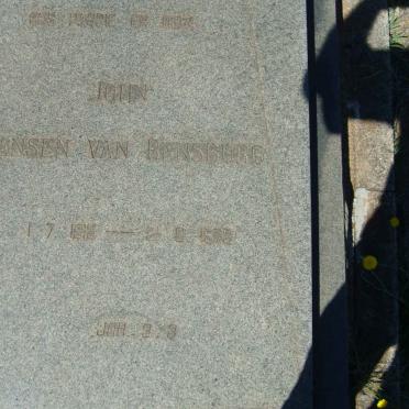 RENSBURG John, Jansen van 1915-1973