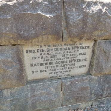 MCKENZIE Duncan 1859-1932 & Katherine Agnes MCARTHUR 1858-1939