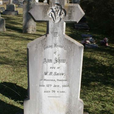 SHAW Ann -1860