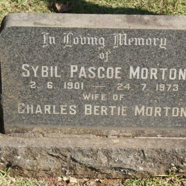 MORTON Sybil Pascoe 1901-1973