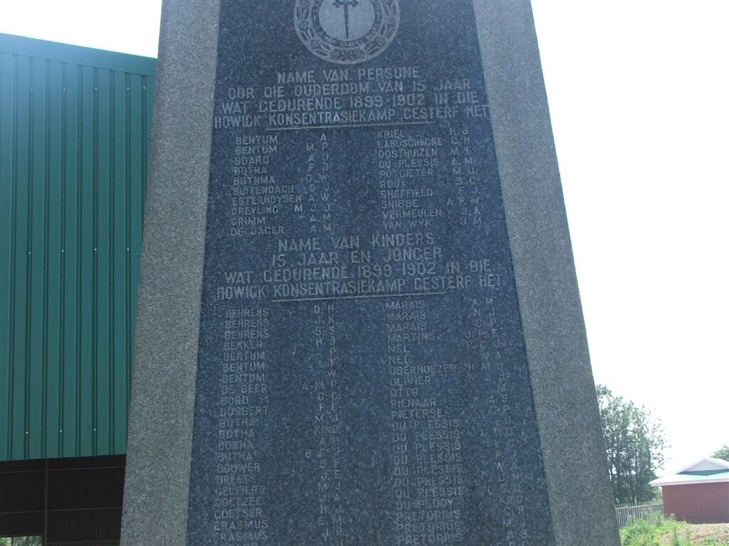Howick Concentration camp victims_1