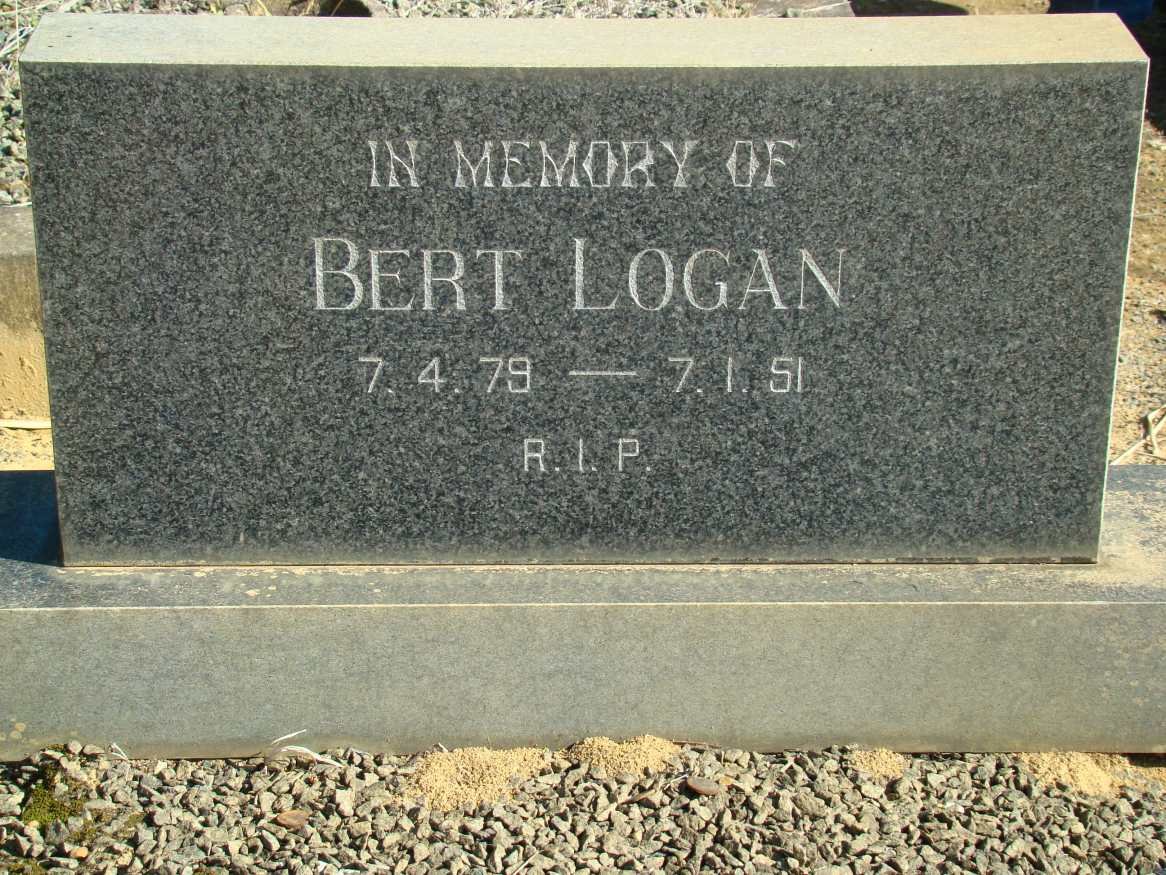 LOGAN Bert 1879-1951