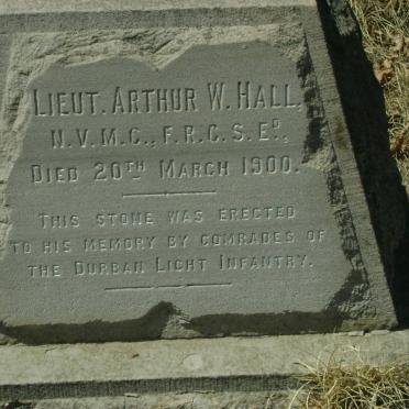HALL Arthur W. -1900 