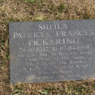 PICKERING Sheila Patricia Frances 1942-1998