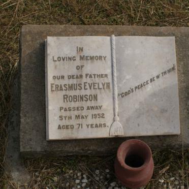 ROBINSON Erasmus Evelyn -1952