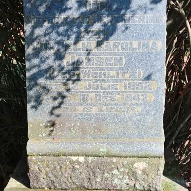 JANSEN Cornelia Carolina nee WOHLITZ 1852-1942