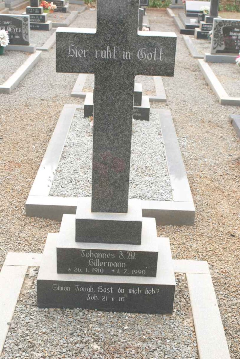 HILLERMANN Johannes F.A. 1910-1990