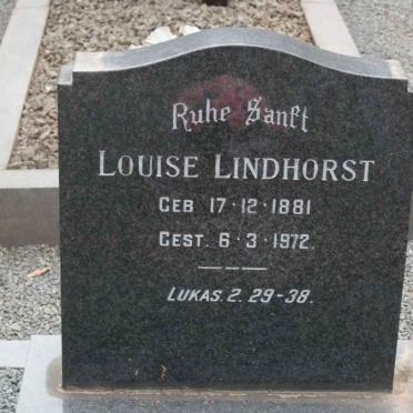 LINDHORST Louise 1881-1972