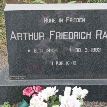 RABE Arthur Friedrich 1944-1993