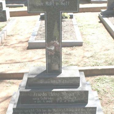 MEYER Frieda Anna formerly SCHRODER nee ?? 1908-1994
