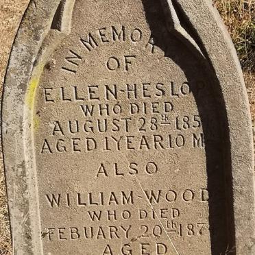 WOOD William  -1874 :: HESLOP Ellen -1854