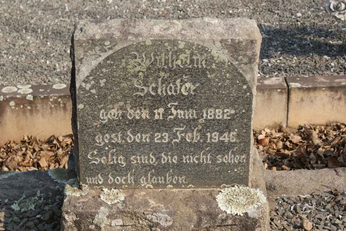 SCHATER Wilhelm 1882-1946