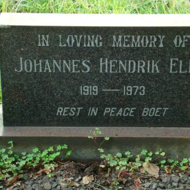 ELLIS Johannes Hendrik 1919-1973