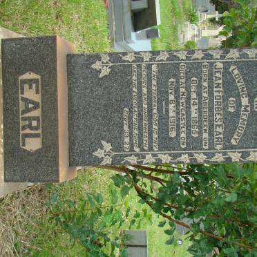 EARL Jean Forbes 1865-1916