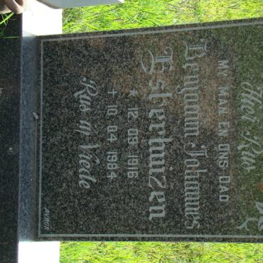 ESTERHUIZEN Benjamin Johannes 1916-1984