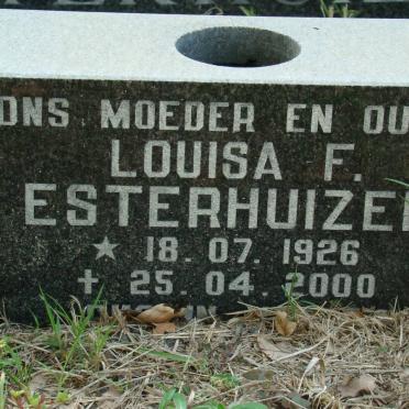 ESTERHUIZEN Louisa F. 1926-2000