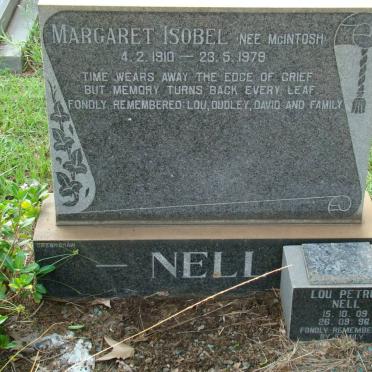NELL Margaret Isobel nee McINTOSH 1910-1979