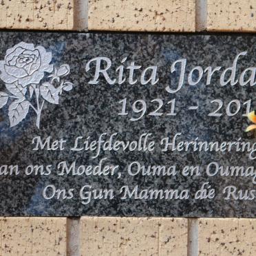 JORDAAN Rita 1921-2011