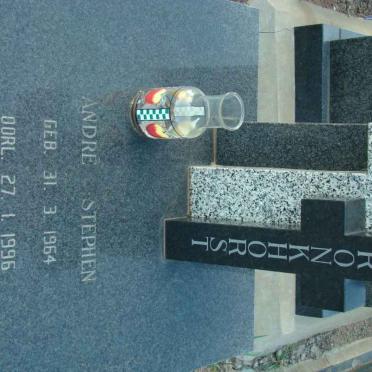 BRONKHORST Andre Stephen 1964-1996