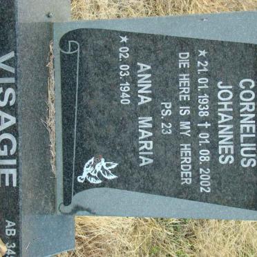VISAGIE Cornelius Johannes 1938-2002 &amp; Anna Maria 1940-