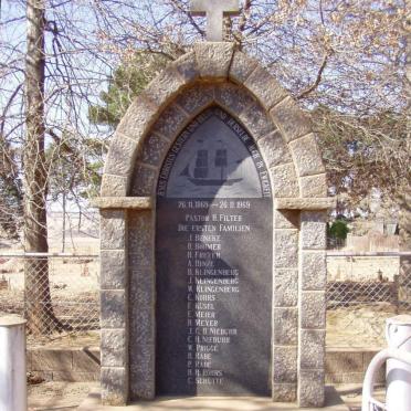 Kwazulu-Natal, PAULPIETERSBURG district, Luneburg, Peter-Paul Kirche, Lutheran Church cemetery