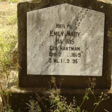 HARRIS Emily Mary nee HARTMAN 1869-1957