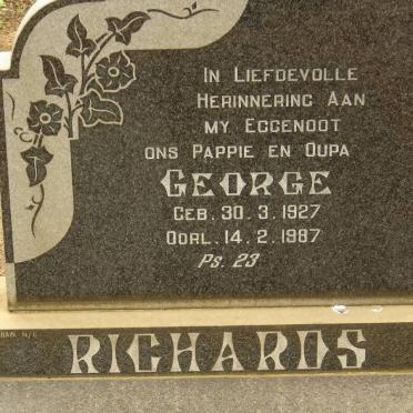 RICHARDS George 1927-1987