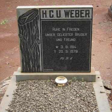 WEBER H.C.U. 1914-1978