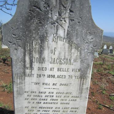 JACKSON John -1898