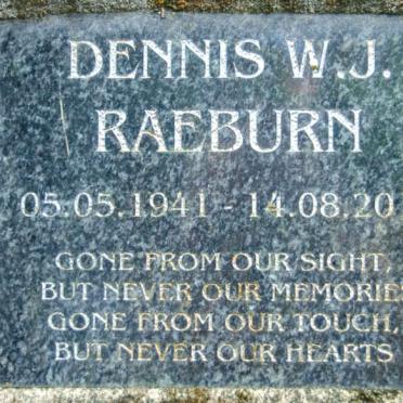 RAEBURN Dennis W.J. 1941-2013