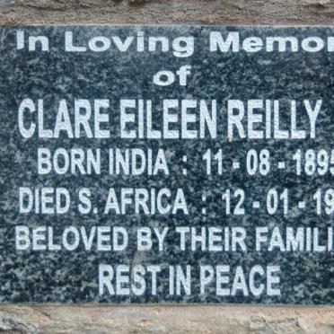 REILLY Clare Eileen 1895-1984