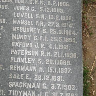 9. MEMORIAL TO MEMBERS OF THE NATAL MOUNTED POLICE AND NATAL POLICE