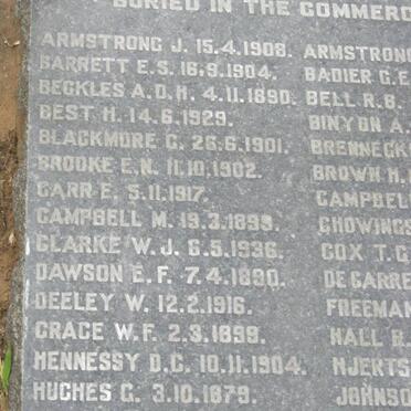 8. MEMORIAL TO MEMBERS OF THE NATAL MOUNTED POLICE AND NATAL POLICE
