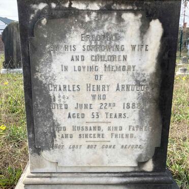 ARNOLD Charles Henry -1888 & Emma Jane Amelia Catherine -1906_2