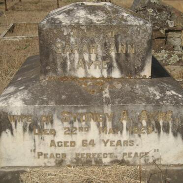 AYRE Sarah Ann -1929