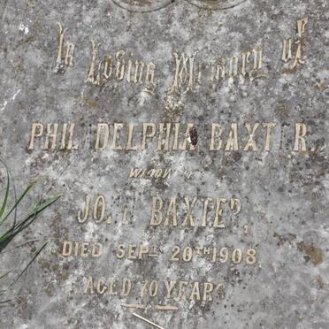 BAXTER Philadelphia -1908