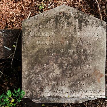 BAXTER Albert W. -1899 :: BAXTER Edgar -1908