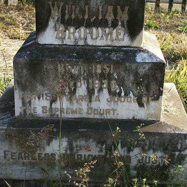 BROOME William 1851-1930