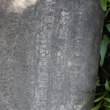 BROUGHTON Rowland -1940