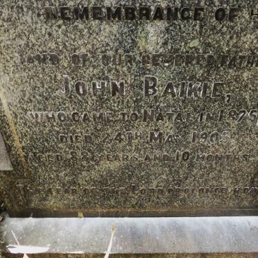 BAIKIE John 1875-1905 & Henrietta Wares -1890 _2