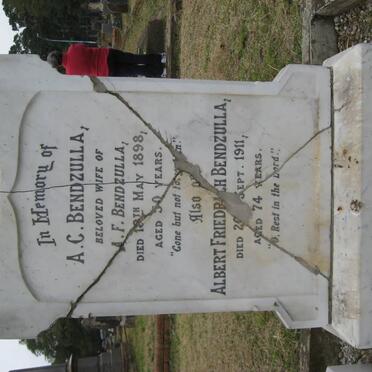 BENDZULLA Albert Friedrich -1911 &amp; A.C. -1898