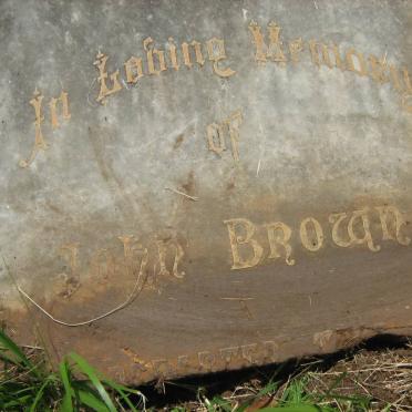 BROWN John -189?