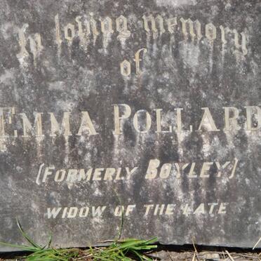 POLLARD Emma formerly BOYLEY -1949