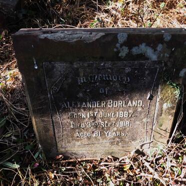 BORLAND Alexander 1887-1918