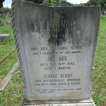 BUTTERFIELD J.H. -1892 :: BUTTERFIELD Amy Ann -1892 :: BUTTERFIELD George Henry -1899