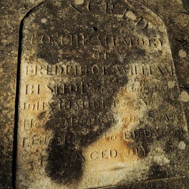 BISHOP Frederick William 1823-1853