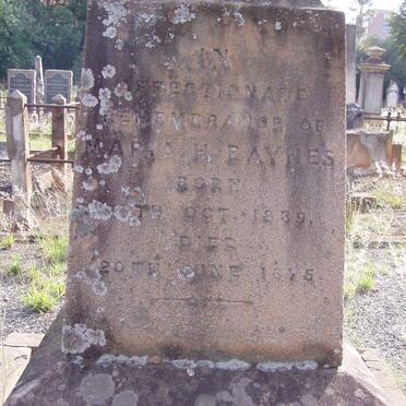 BAYNES Maria H. 1839-1875